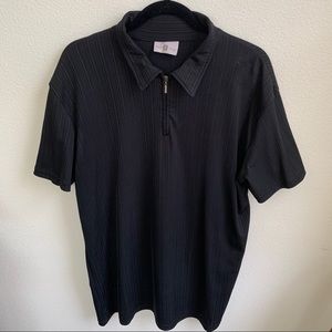 Zip down Polo.